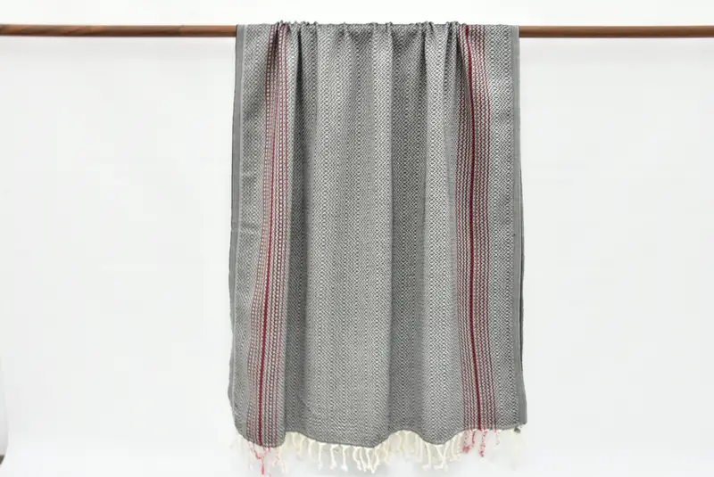 Hammam Towel USA, Bridal Party Gifts, Lightweight towel, Organic Turkish towel, Guest Towel, Absorbent Turkish towel, 70x40 Cotton Diamond Towel - 7
