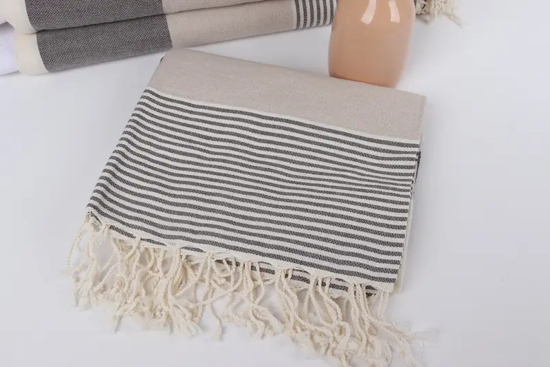 Bachelorette Party Favors, Guest Towel, Spa Gift, Quick-Dry Beach Towel, 68x40 Cotton Striped Towel, Personalized Bridesmaid Gift, Kids Beach Towel - 5