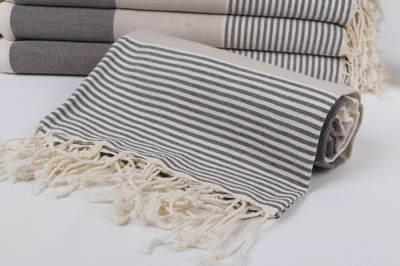 Bachelorette Party Favors, Guest Towel, Spa Gift, Quick-Dry Beach Towel, 68x40 Cotton Striped Towel, Personalized Bridesmaid Gift, Kids Beach Towel - 4