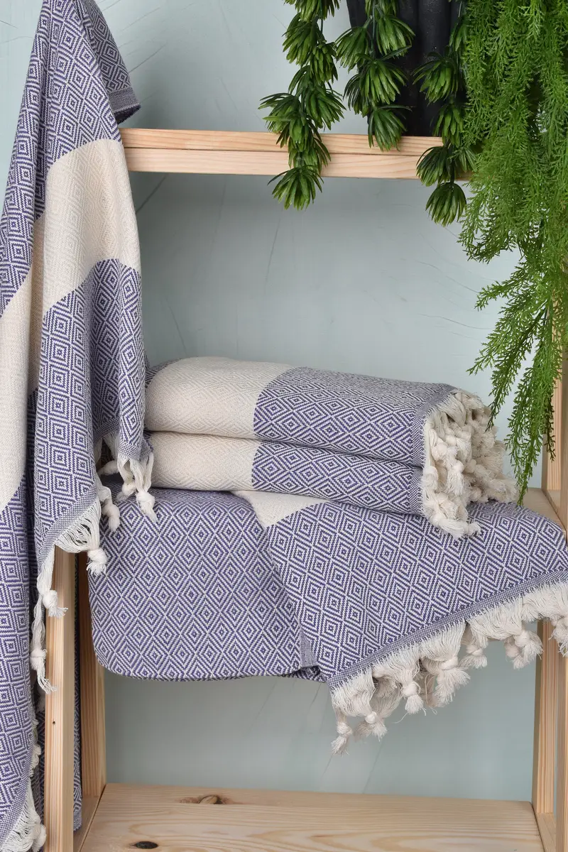 Bride Gift, Cotton towel, Absorbent Turkish towel, Sand-resistant towel, Kids Beach Towel, Guest Towel, Turkish bath towel for spa, Decorative Towel - 6