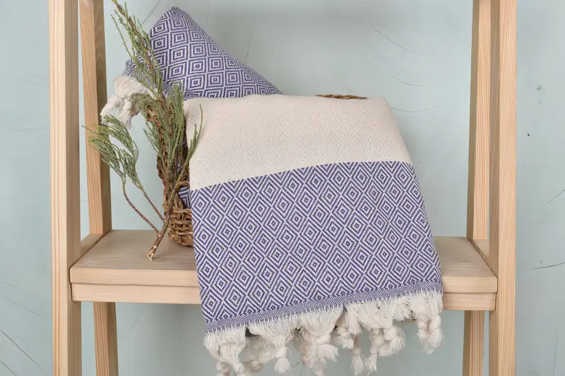 Bride Gift, Cotton towel, Absorbent Turkish towel, Sand-resistant towel, Kids Beach Towel, Guest Towel, Turkish bath towel for spa, Decorative Towel - 4