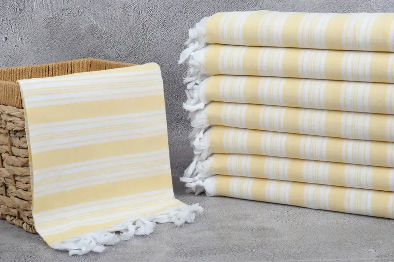 70x40 Cotton Striped Towel, Large Turkish Towel, Home Gift, Sand-free towel, Custom Bath Towel, Bridemaids Beach Towel, Best Beach Towel - 3