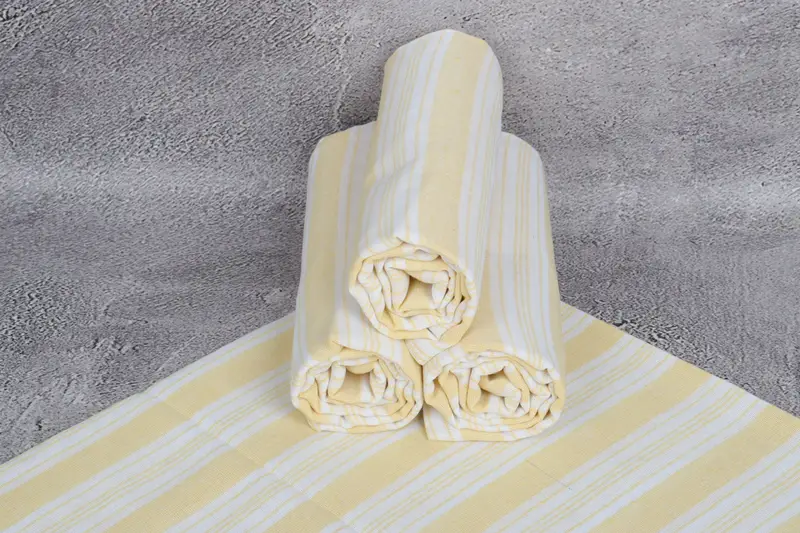 70x40 Cotton Striped Towel, Large Turkish Towel, Home Gift, Sand-free towel, Custom Bath Towel, Bridemaids Beach Towel, Best Beach Towel - 7
