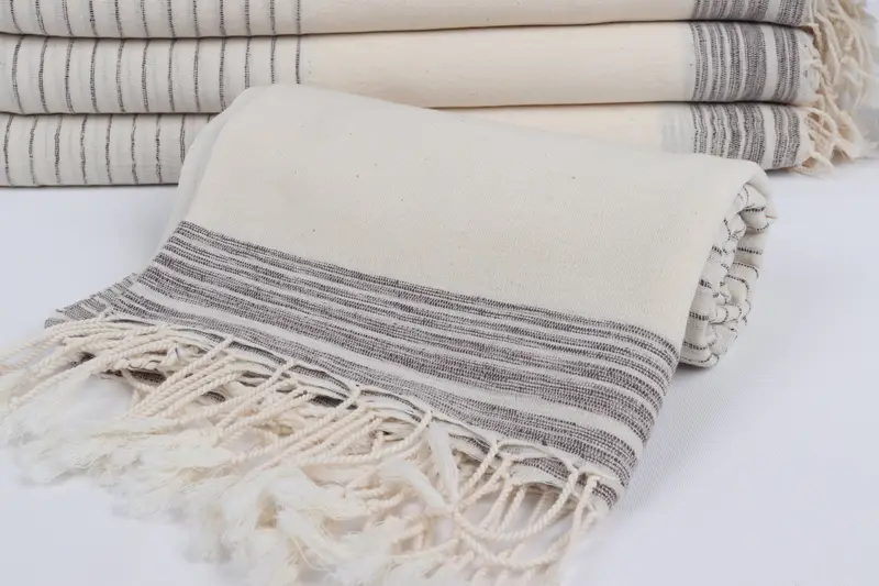 Custom Gifts, Gifts For Him, Turkish Towel Beach, Turkish Beach Towel Personalized, Pool Towels, Sand-free towel, 68x36 Cotton Striped Towel - 4
