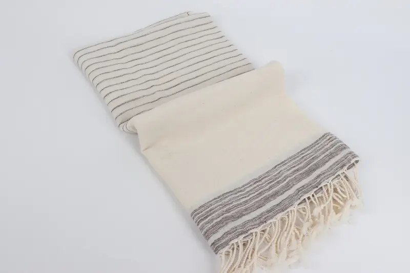 Custom Gifts, Gifts For Him, Turkish Towel Beach, Turkish Beach Towel Personalized, Pool Towels, Sand-free towel, 68x36 Cotton Striped Towel - 6