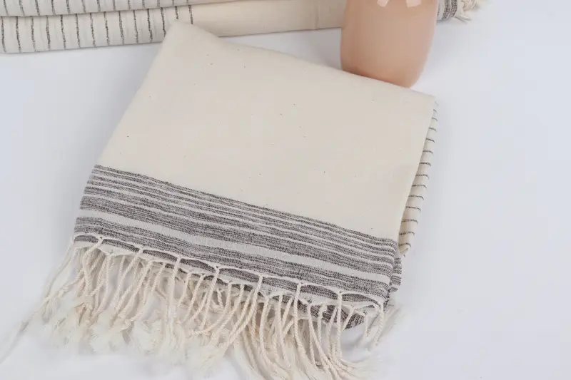 Custom Gifts, Gifts For Him, Turkish Towel Beach, Turkish Beach Towel Personalized, Pool Towels, Sand-free towel, 68x36 Cotton Striped Towel - 5