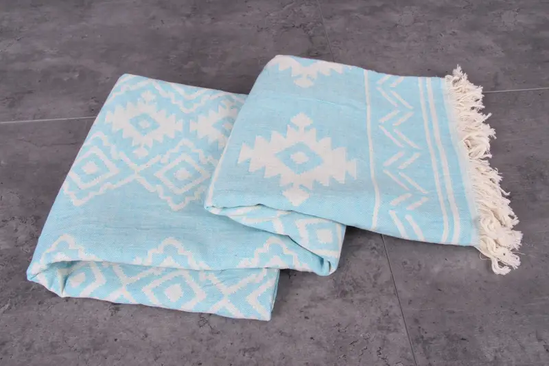 Personalize Gift, Custom Towel Beach, Family Gift Basket, Home Decor Gifts, Spa Towel, Absorbent towel, Gift For Him, 74x40 Cotton Geometric Towel - 5