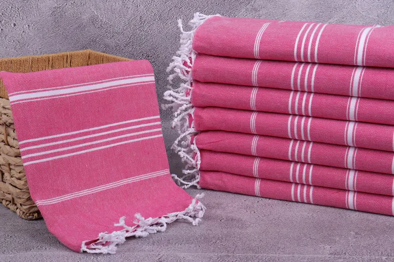Yoga Towel, Personalized Gift, Wedding Hand Made Gift, Large Turkish Towel, Quick-Dry Beach Towel, 70x40 Cotton Striped Towel, Gift For Boyfriend - 3