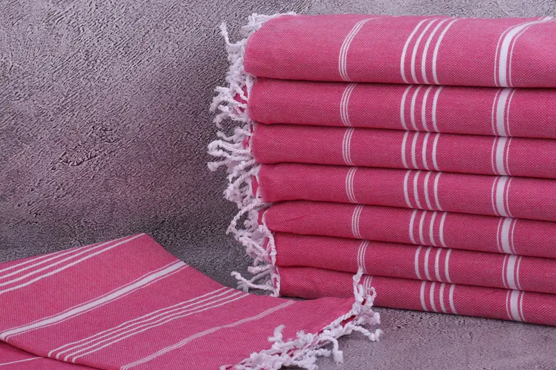Yoga Towel, Personalized Gift, Wedding Hand Made Gift, Large Turkish Towel, Quick-Dry Beach Towel, 70x40 Cotton Striped Towel, Gift For Boyfriend - 2