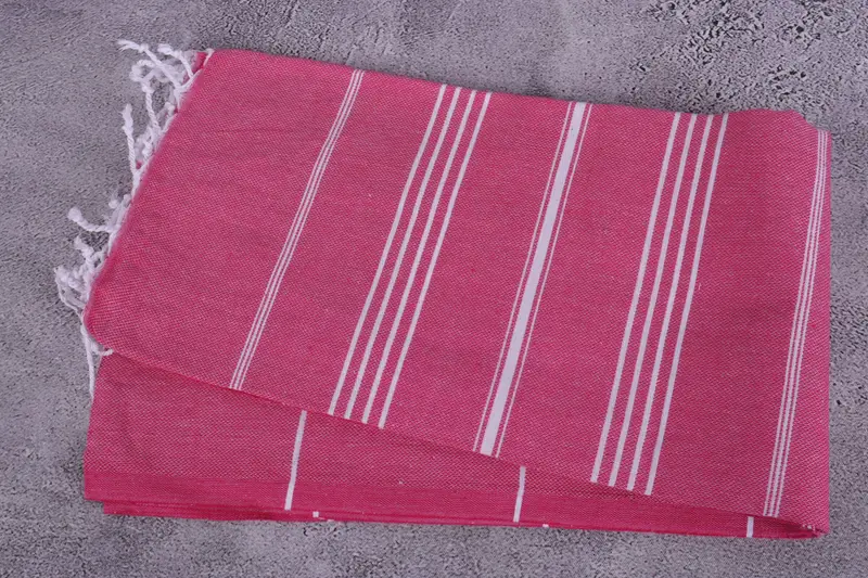 Yoga Towel, Personalized Gift, Wedding Hand Made Gift, Large Turkish Towel, Quick-Dry Beach Towel, 70x40 Cotton Striped Towel, Gift For Boyfriend - 6