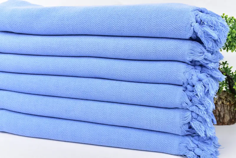 64x40 Cotton Herringbone Towel, Organic Turkish towel, Bathroom Towel, Gym Towel, Peshtemal Towel, Miami Bachelorette Party Favors, Quick-dry towel - 3
