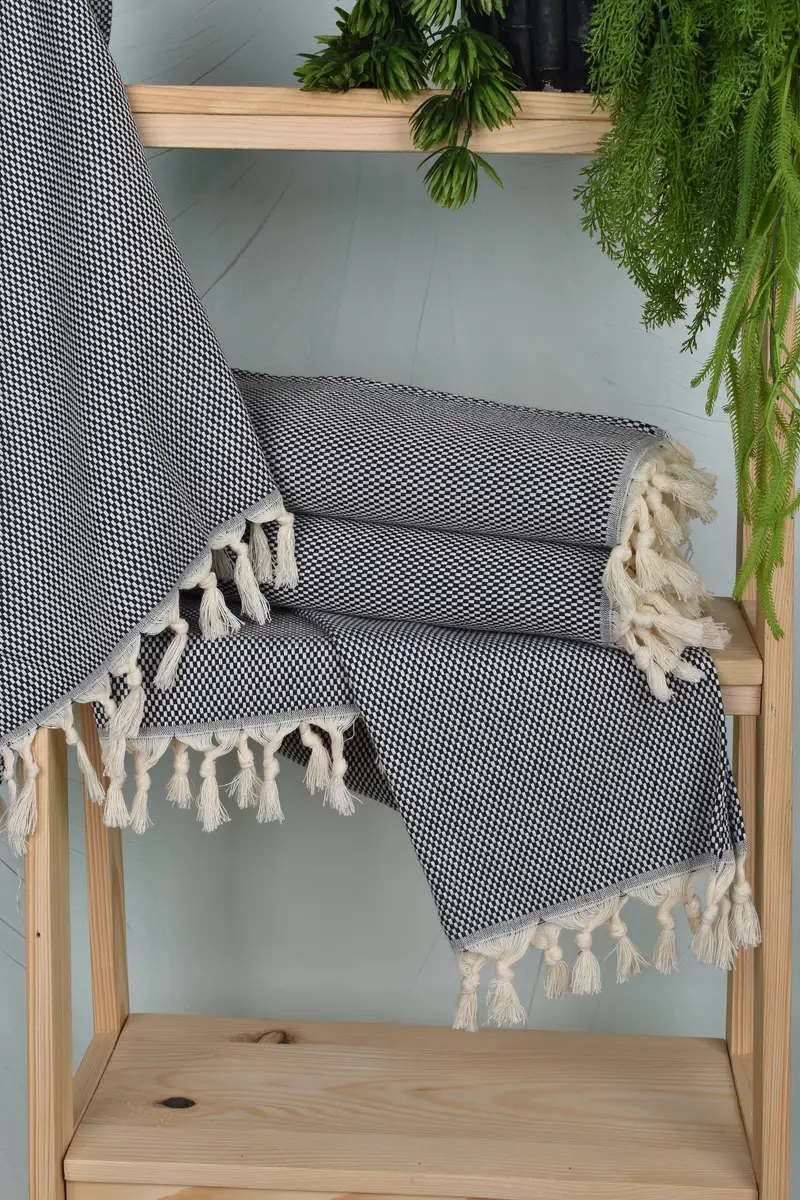 Turkish Hand Towel, Personalized Wedding Gift For Couple, Bulk Order Towel, Bridesmaid Gifts, Wedding Favors, 40x18 Cotton Polka Dot Towel - 6