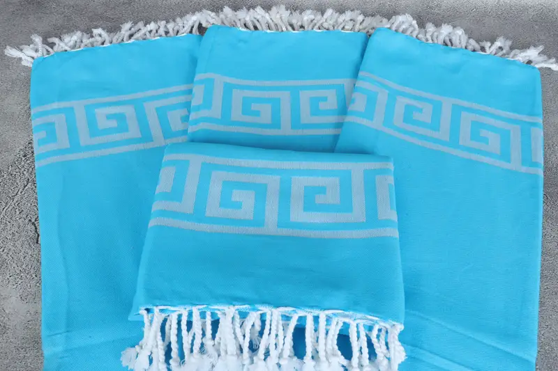 Embroidery Towels, Wedding Anniversary Gift, Sand-free towel, 70x40 Cotton Patterned Towel, Guest Towel, Bridesmaid Gifts, Bachelorette Party Gifts - 5