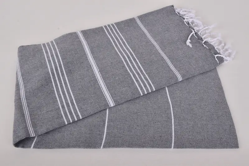 Welcome Wedding Gift, Quick-dry peshtemal, Bachelorette Party Items, Bachelorette Gifts, 70x40 Cotton Striped Towel, Monogram Turkish Towel - 4