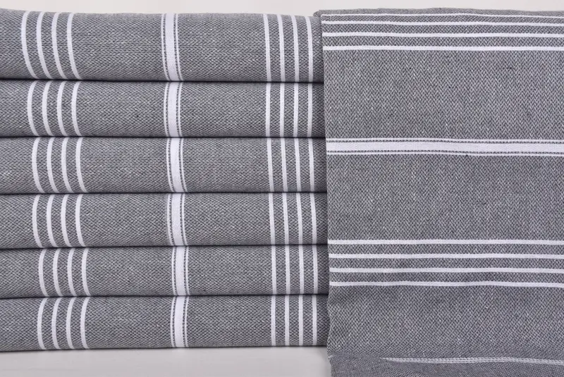 Welcome Wedding Gift, Quick-dry peshtemal, Bachelorette Party Items, Bachelorette Gifts, 70x40 Cotton Striped Towel, Monogram Turkish Towel - 1