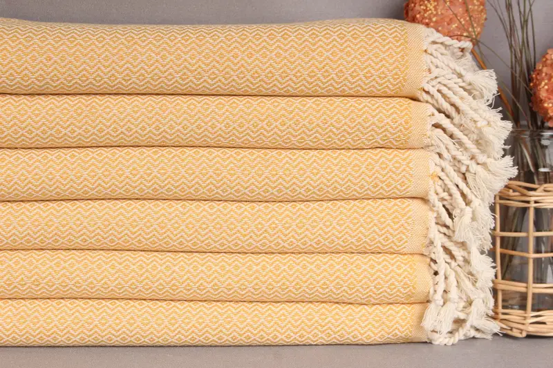 Turkish Towel Monogram, Organic towel, Best Beach Towel, Embroidered Turkish Towel, Gift For Bride, Fouta towel, 70x40 Cotton Diamond Towel - 2