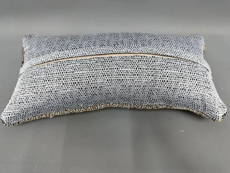 Home Decor Pillow, Vintage Pillow, Cushion, Boho Pillow Sham Cover, Boho Throw Pillow Sham, 8x16 Bronze Cushion, Outdoor Bolster Cushion Case - 7