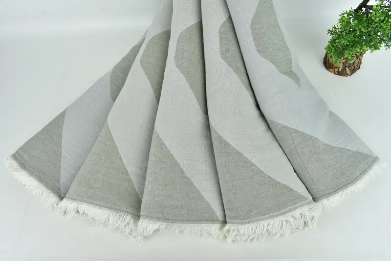 Bedspread, Woven Blanket, Wedding Favors, Thanksgiving Tablecloth, 96x84 Cotton Honeycomb Towel, Aesthetic Blanket, Shower Curtain, Employee Gifts - 5