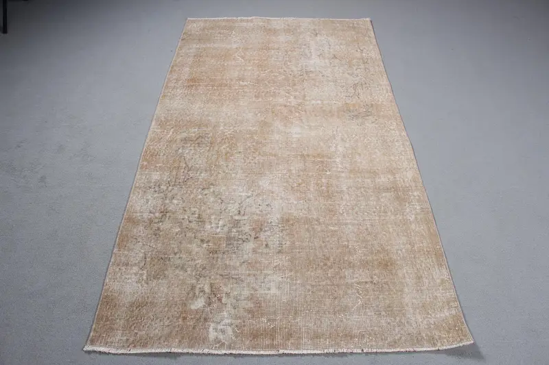 Brown, Green Camouflage Rug, 3,7x6,7 ft Chic Decor