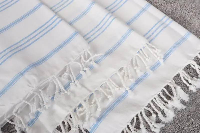 Custom Hand Towel, 40x24 Cotton Striped Towel, Xmas Gifts, Spa Gift, Customized Turkish Towel, Turkish Tea Towel, Boyfriend Gift, Turkish Hand Towel - 5