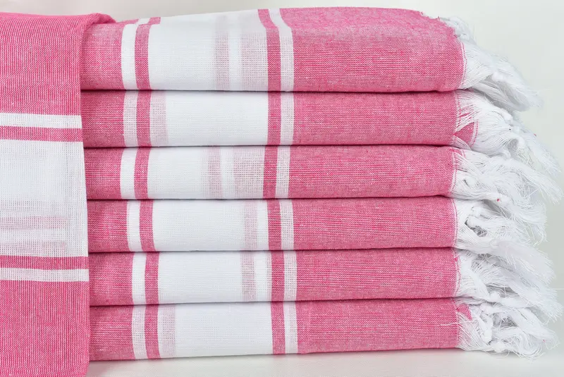 70x40 Cotton Striped Towel, Valentines Day Gift For Him, Hammam towel, Lightweight towel, Personalized Turkish Towel, Gift For Wedding Day - 1