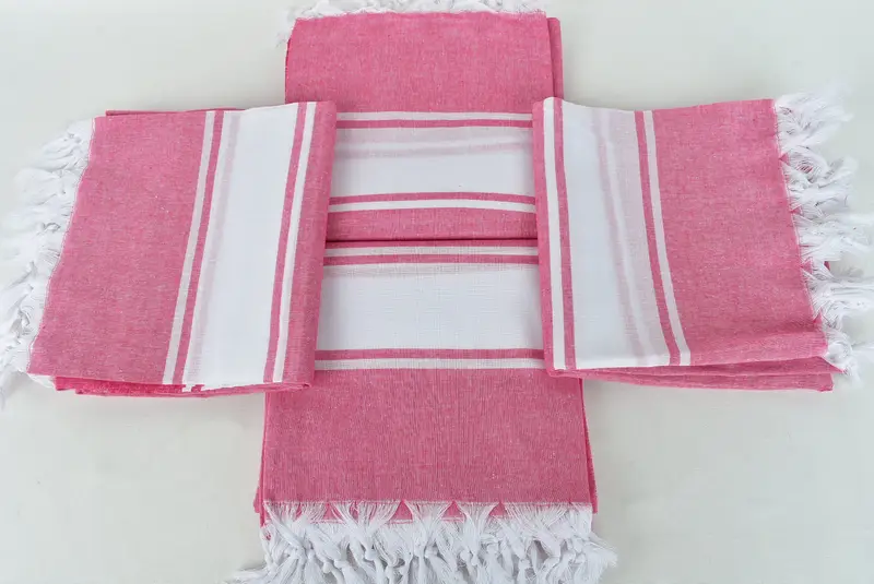 70x40 Cotton Striped Towel, Valentines Day Gift For Him, Hammam towel, Lightweight towel, Personalized Turkish Towel, Gift For Wedding Day - 6