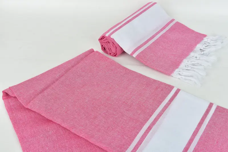 70x40 Cotton Striped Towel, Valentines Day Gift For Him, Hammam towel, Lightweight towel, Personalized Turkish Towel, Gift For Wedding Day - 7
