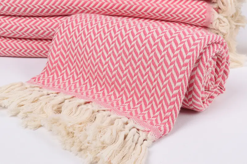 Wedding Towel, 70x40 Cotton Chevron Towel, Customized Turkish Towel, Personalized Gifts, Travel towel, Turkish bath towel, Valentines Day Gift Idea - 4