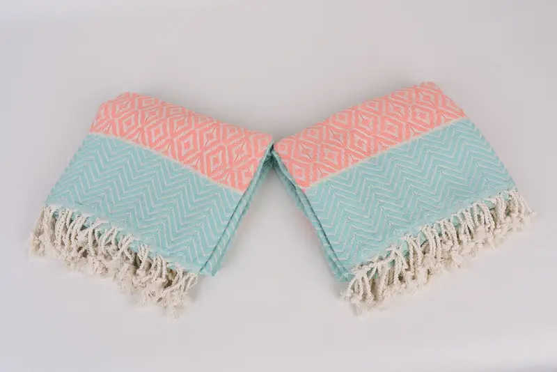 Personalisiertes türkisches Handtuch, Hochzeitstuch, monogrammes türkisches Handtuch, Leichtgewichtetes Handtuch, 70 x 40 Baumwoll -Chevron -Handtuch, Brautjungfer Vorschlag Geschenk - 6