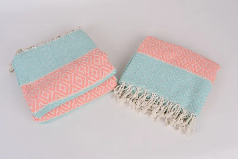Personalisiertes türkisches Handtuch, Hochzeitstuch, monogrammes türkisches Handtuch, Leichtgewichtetes Handtuch, 70 x 40 Baumwoll -Chevron -Handtuch, Brautjungfer Vorschlag Geschenk - 7