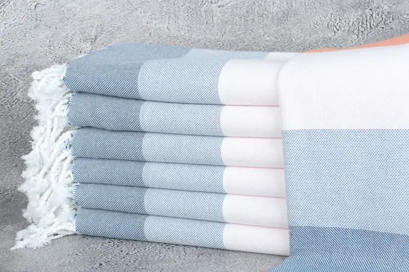 Unique Wedding Gift, Turkish Towel USA, 70x40 Cotton Striped Towel, Bachelorette Party Favor, Lightweight Turkish towel, Custom Wedding Gift - 1