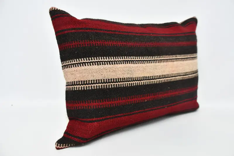 Home Decor Pillow, 20x28 Red Cushion Case, Turkish Kilim Pillow, Gift Pillow, Oriental Pillow Case, Pillow, Hippie Throw Cushion Cover - 3
