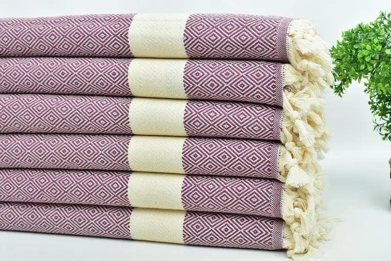 Kitchen Towel, Monogrammed Hand Towel, Bathroom Towels, 36x20 Cotton Diamond Towel, Custom Name Towel, Christmas Gift, Monogram Turkish Bath Towel - 3