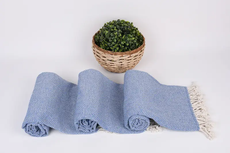 Best Friend Gift, 70x40 Cotton Herringbone Towel, Spa Gift Towel, Quick-dry towel, Bridal Shower Gifts, Turkish hand towel, Beach Theme Wedding Gift - 8