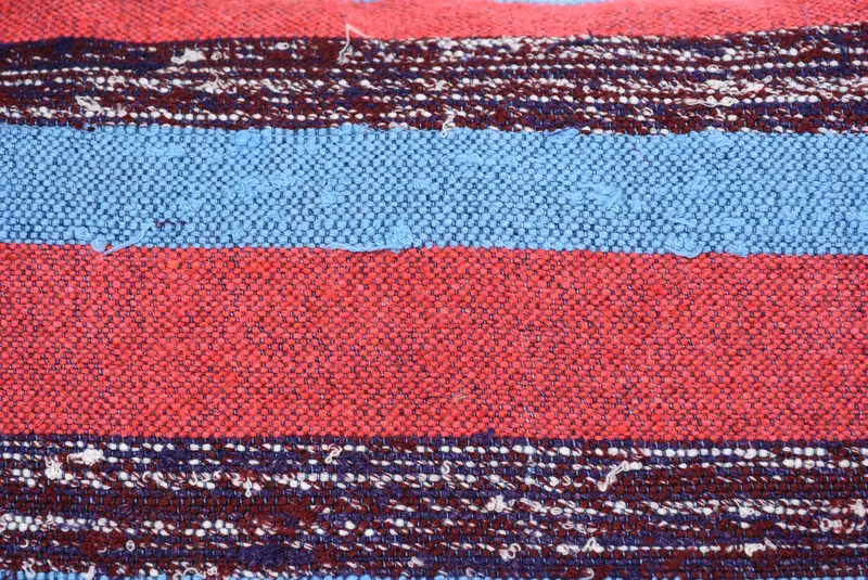 Farmhouse Cushion Case, Pillow, 16x16 Red Cushion, Vintage Pillow, Kilim Cushion Sham, Natural Cushion Case, Kilim Pillow Cover - 3