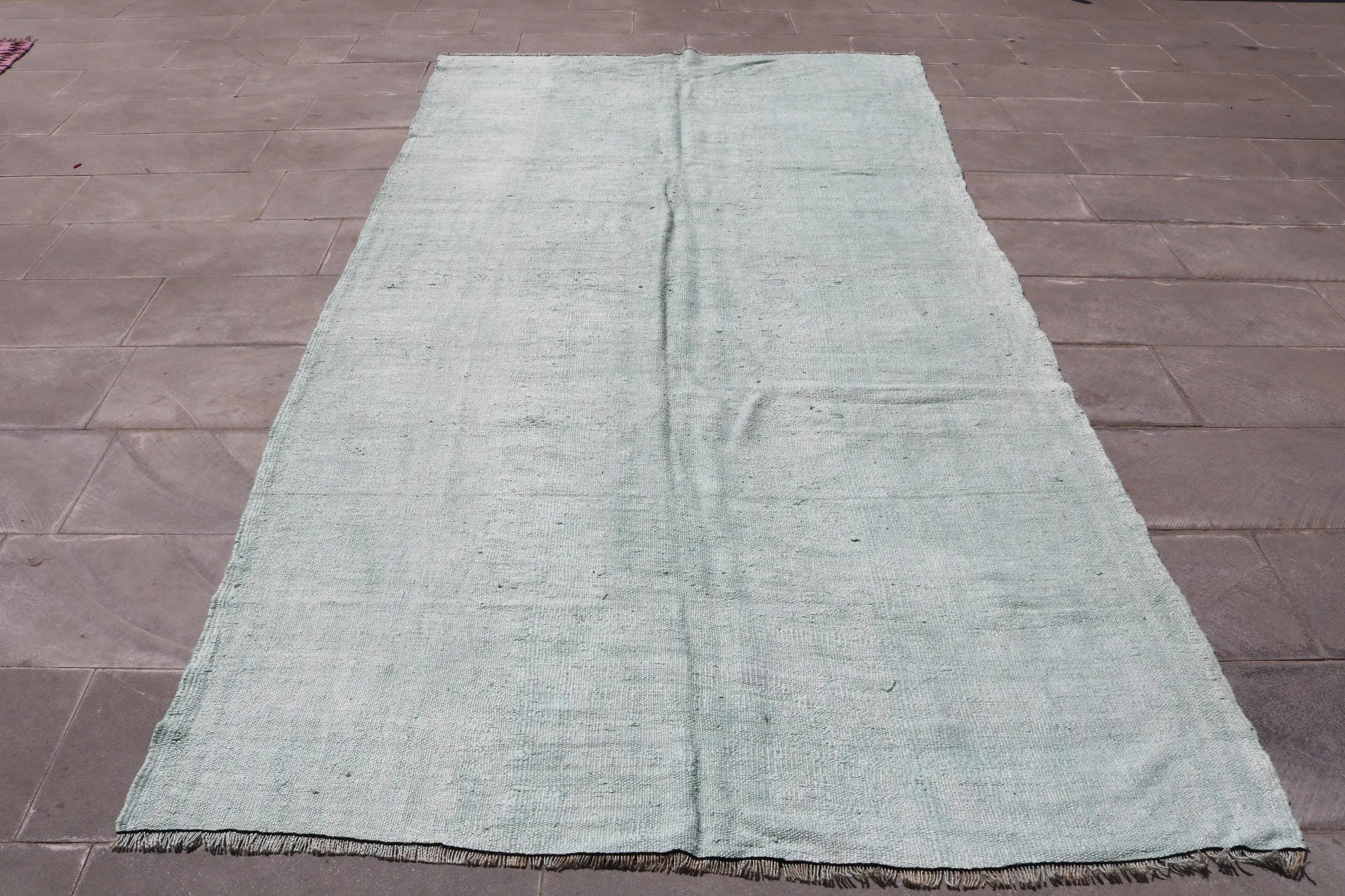5.3x10 ft Rug, Vintage Turkish Rug, Gray Rug - 1