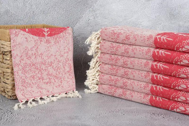 Turkish Hand Towel, Wedding Hand Made Gift, 36x18 Cotton Turtle Design Towel, Wedding Favors, Personalized Bridesmaid Gift, Personalized Hand Towel - 4