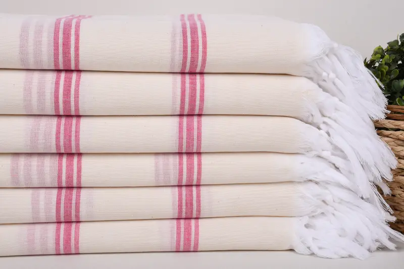 Absorbent Turkish towel, Guest Towel, 70x40 Cotton Striped Towel, Wedding Gifts Towel, Bachelorette Favor, Monogram Towels, Lightweight towel - 3