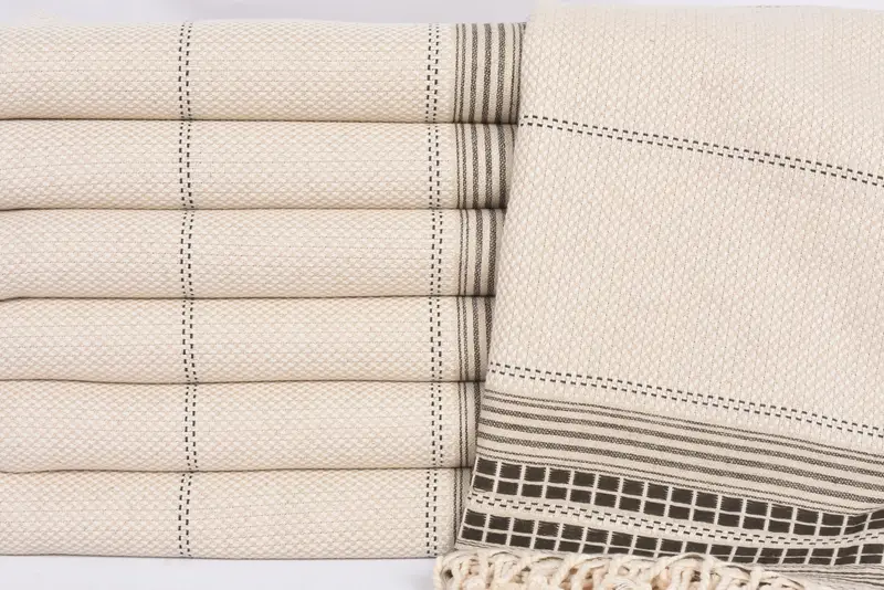 68x40 Leinen gestreiftes Handtuch, Geschenk für Hochzeitstag, Strandhandtuchgeschenk, Brautduschengeschenk, individuelles türkisches Handtuch, Brautjungferngeschenke, Geschenk für Mitarbeiter - 2