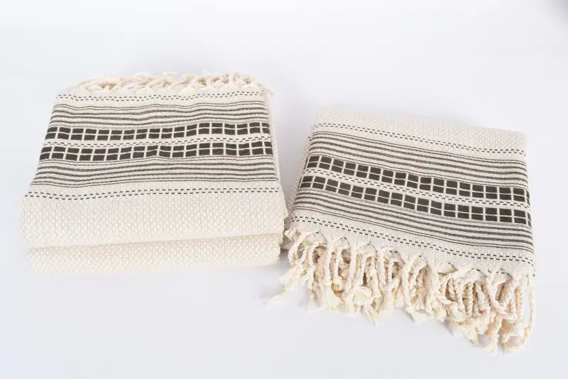 68x40 Leinen gestreiftes Handtuch, Geschenk für Hochzeitstag, Strandhandtuchgeschenk, Brautduschengeschenk, individuelles türkisches Handtuch, Brautjungferngeschenke, Geschenk für Mitarbeiter - 7