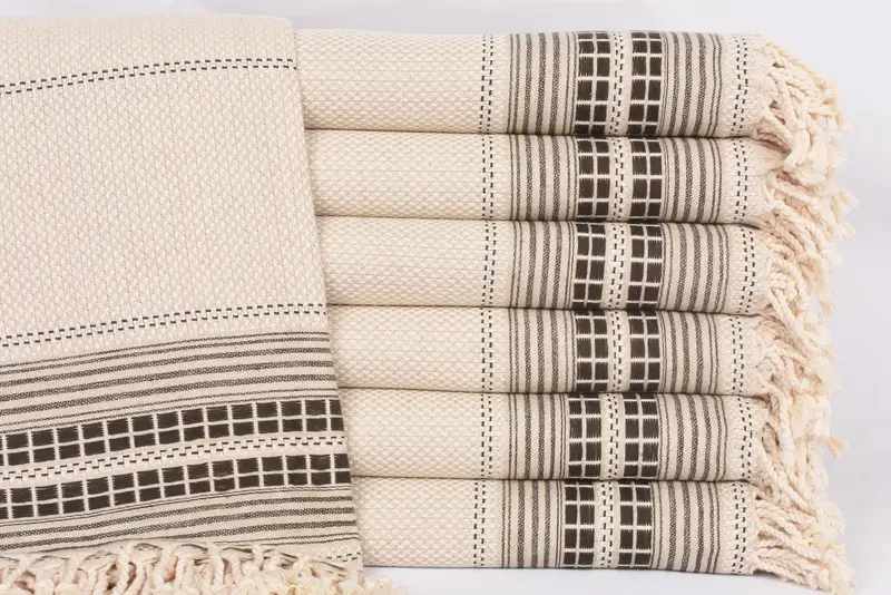 68x40 Leinen gestreiftes Handtuch, Geschenk für Hochzeitstag, Strandhandtuchgeschenk, Brautduschengeschenk, individuelles türkisches Handtuch, Brautjungferngeschenke, Geschenk für Mitarbeiter - 1