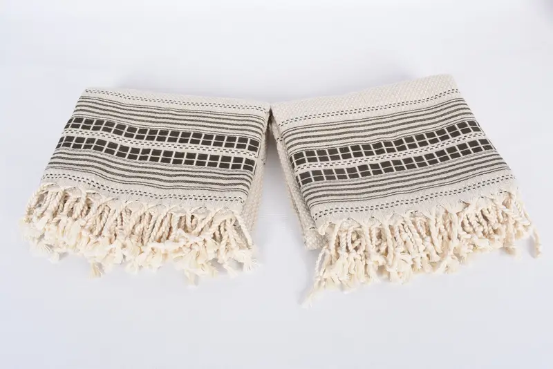 68x40 Leinen gestreiftes Handtuch, Geschenk für Hochzeitstag, Strandhandtuchgeschenk, Brautduschengeschenk, individuelles türkisches Handtuch, Brautjungferngeschenke, Geschenk für Mitarbeiter - 6