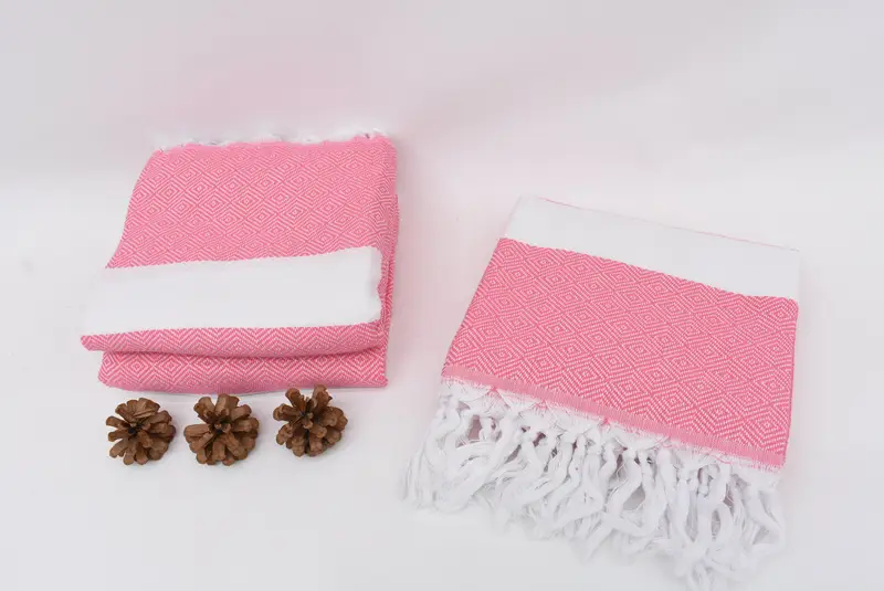 70x40 Cotton Diamond Towel, Fouta towel, Guest Towel, Bulk Order Towel, Quick-Dry Beach Towel, Bachelor Gifts, Wedding Day Gift For Bride - 7