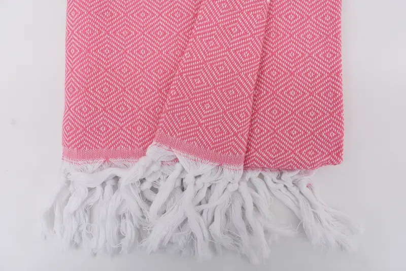 70x40 Cotton Diamond Towel, Fouta towel, Guest Towel, Bulk Order Towel, Quick-Dry Beach Towel, Bachelor Gifts, Wedding Day Gift For Bride - 4
