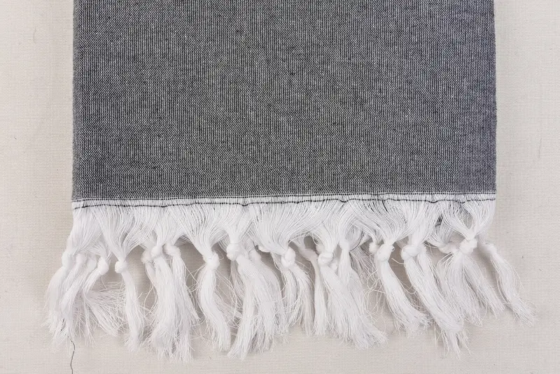 Lightweight Turkish towel, Embroidered Towel, 68x36 Cotton Striped Towel, Custom Turkish Towel, Personalized Beach Towel, Handmade Gift, Gym Towel - 8