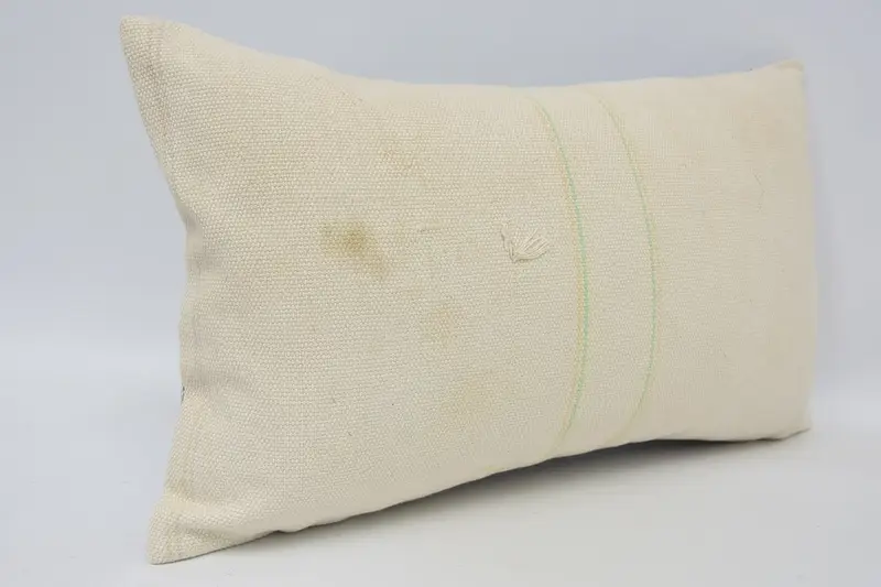 Cotton Pillow Case, Gift Pillow, Couch Cushion Cover, Kilim Cushion Sham, Kilim Pillow Cover, 12x20 Beige Pillow Sham, Pillow Case - 3