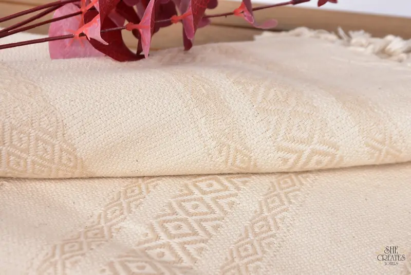 Quick-dry towel, Scarf Towel, Xmas Gifts, Oversized lightweight Turkish bath towel USA, Lightweight towel, Cotton towel, 70x36 Cotton Diamond Towel - 6