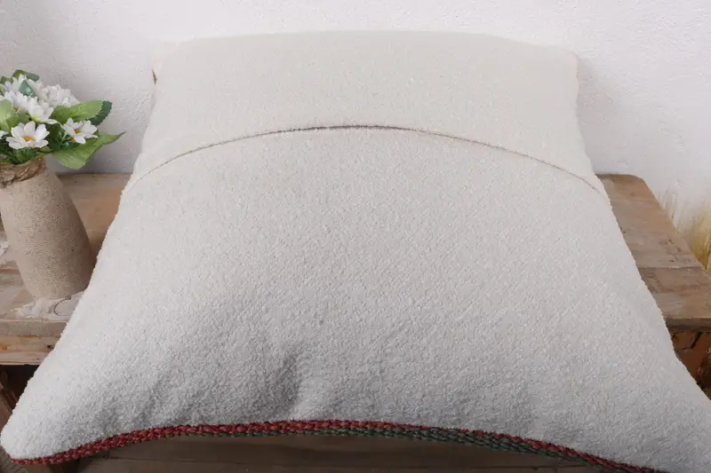 Kilim Pillow, Cushion Cover, Home Decor Pillow, Neutral Throw Pillow Sham, Gift Pillow, Car Cushion Case, Seat Pillow Sham, 20x20 Beige Pillow Sham - 7