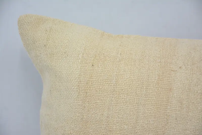 Cushion, Yoga Pillow Cover, 16x24 White Cushion Cover, Vintage Cushion Cover, Ethnical Kilim Rug Pillow, Pillow for Sofa, Kilim Pillow - 2