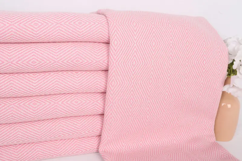 Travel towel, Beach towel, 74x40 Cotton Diamond Towel, Wedding Gift Ideas, Personalized Home Gift Wedding, Girl Trip Party Favor, Cotton towel - 2